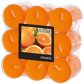 108 Stck Duftteelichter, Orange,  38 mm  24 mm,  Flavour 