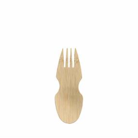 1000 Stck Fingerfood-Gffel, Bambus,  pure , 8,5 cm