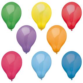80 Stck Luftballons  25 cm farbig sortiert