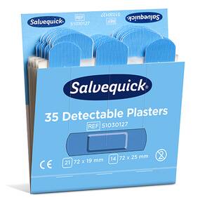 60 Stck  Cederroth  Salvequick Detectable Pflaster,...