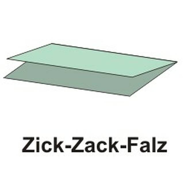 5000 Stck Papierhandtcher 25 x 23 cm grn Zick Zack, V-Falz, 1-lagig