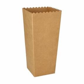 1000 Stck Popcorn-Boxen aus Pappe  pure  eckig 19,7 x 7...