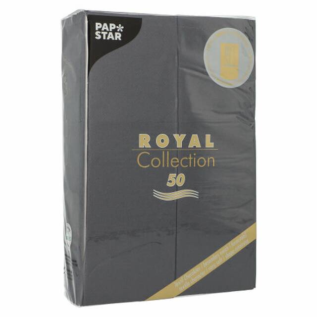 300 Stck Bestecktaschen  ROYAL Collection  48 x 30 cm schwarz